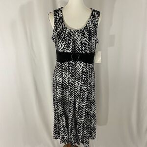 NWT Perception Black and White Dress